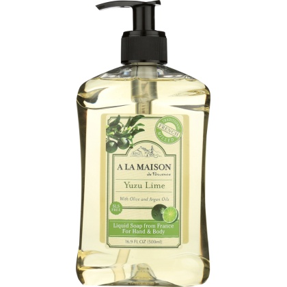 A LA MAISON: Yuzu Lime Liquid Soap, 16.9 fl oz