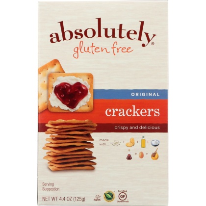 ABSOLUTELY GLUTEN FREE: Cracker Gluten Free Original, 4.4 oz