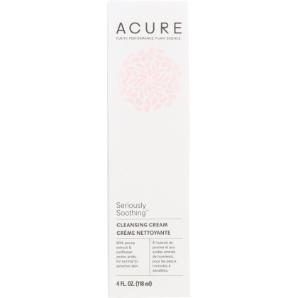 ACURE: Seriously Soothing Facial Cleansing Cream, 4 oz