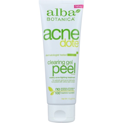 ALBA BOTANICA: Acnedote Clearing Gel Peel, 4 oz