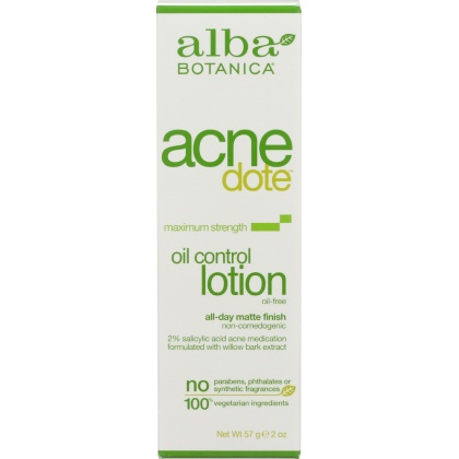 ALBA BOTANICA:  Acnedote Oil Control Lotion Oil-Free, 2 oz