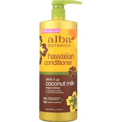 ALBA BOTANICA: Conditioner Coconut Drink It Up, 32 oz