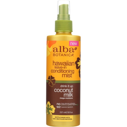 ALBA BOTANICA: Conditioning Mist Leave-In Coconut Milk, 8 oz