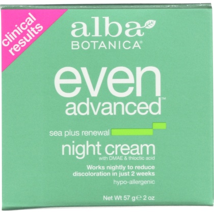 ALBA BOTANICA: Even Advanced Sea Plus Renewal Night Cream, 2 oz