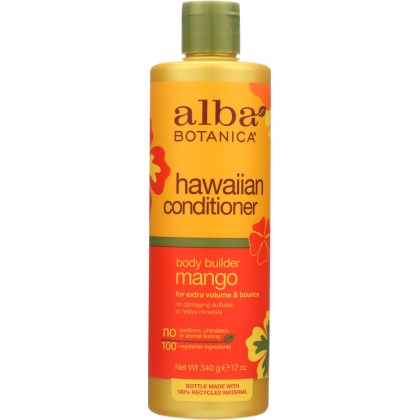 ALBA BOTANICA: Natural Hawaiian Conditioner Body Builder Mango, 12 oz