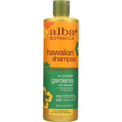 ALBA BOTANICA: Natural Hawaiian Shampoo So Smooth Gardenia, 12 oz