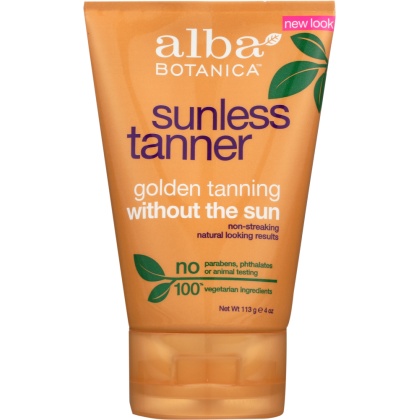 ALBA BOTANICA: Natural Very Emollient Sunless Tanning Lotion, 4 oz