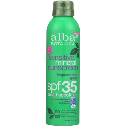 ALBA BOTANICA: Sensitive Mineral Sunscreen SPF 33, 6 oz