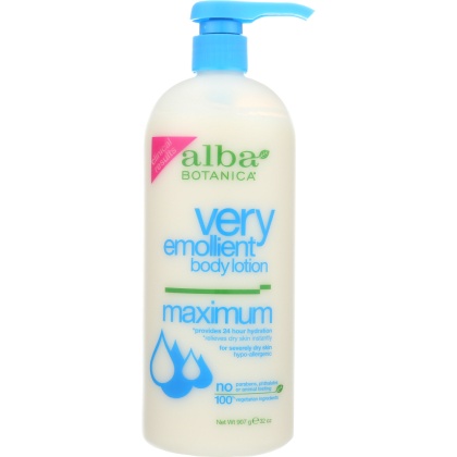 ALBA BOTANICA: Very Emollient Body Lotion Maximum Dry Skin Formula, 32 oz