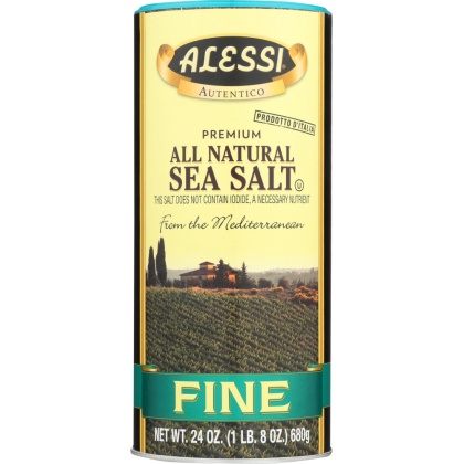 ALESSI: Fine Sea Salt, 24 Oz