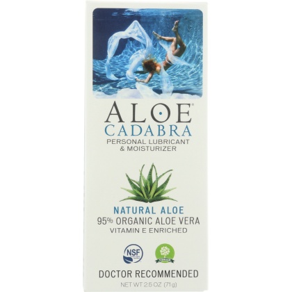 ALOE CADABRA: Lubricant Natural Aloe, 2.5 oz