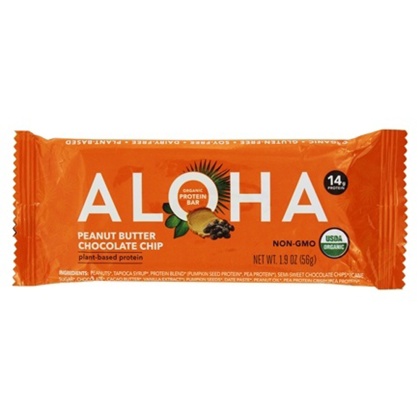 ALOHA: Bar Peanut Butter Chocolate Chip, 1.9 oz