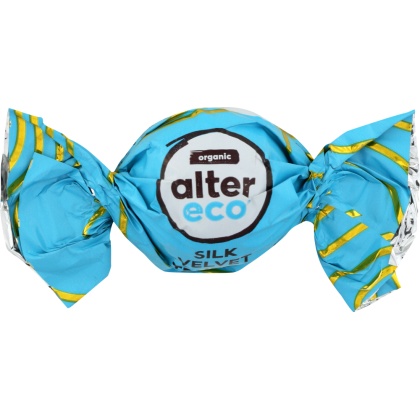 ALTER ECO: Organic Dark Milk Chocolate Silk Velvet Truffle, 0.42 oz