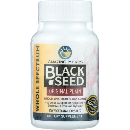 AMAZING HERBS: Black Seed Original Plain, 100 cp