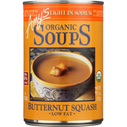 AMY\'S: Organic Soup Light in Sodium Butternut Squash, 14.1 oz