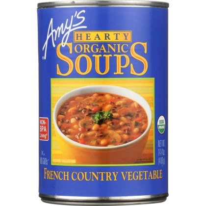 AMYS: Soup Vegetable French Country Gluten Free, 14.4 oz