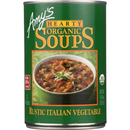 AMYS: Soup Vegetable Gluten Free, 14 oz