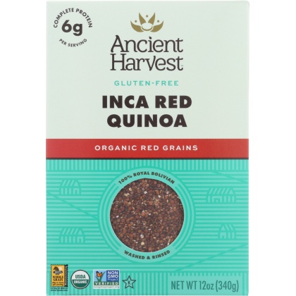 ANCIENT HARVEST: Organic Quinoa Inca Red, 12 oz