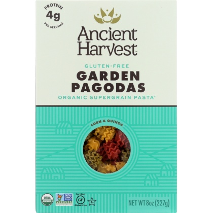 ANCIENT HARVEST: Organic Supergrain Pasta Garden Pagodas, 8 oz