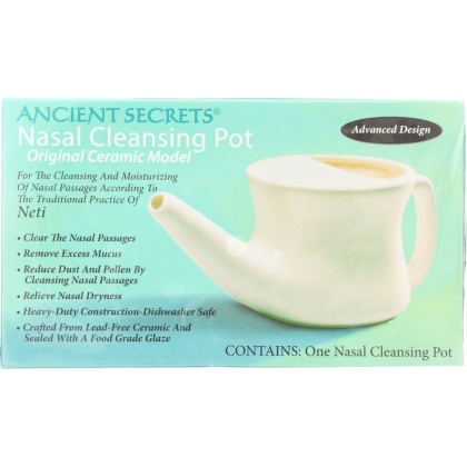 ANCIENT SECRETS: Pot Neti, 1 ea