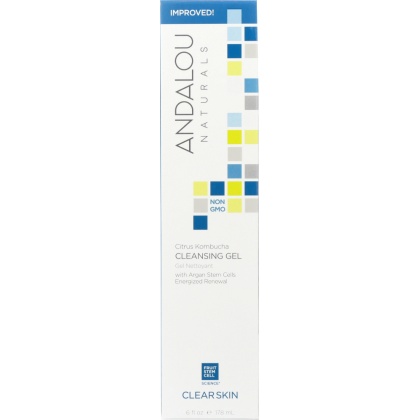 ANDALOU NATURALS: Cleansing Gel Citrus Kombucha Clarifying, 6 oz