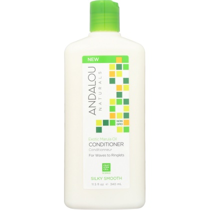 ANDALOU NATURALS: Exotic Marula Oil Silky Smooth Conditioner, 11.5 oz