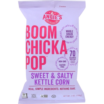 ANGIE\'S BOOM CHICKA POP: Kettle Corn Sweet and Salty, 7 oz