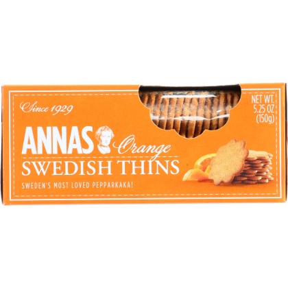 ANNAS: Thin Orange Cookies, 5.25 oz