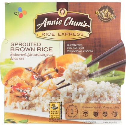 ANNIE CHUN\'S: Rice Express Sprouted Brown Rice, 6.3 oz