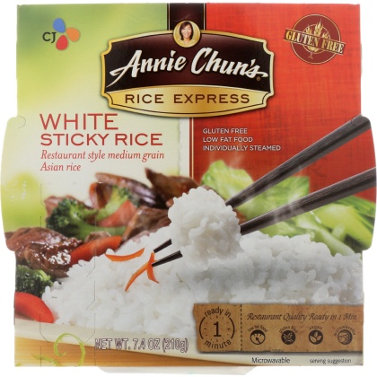 ANNIE CHUN\'S: Rice Express Sticky White Rice, 7.4 oz