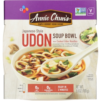 ANNIE CHUN\'S: Udon Soup Bowl Mild, 5.9 Oz