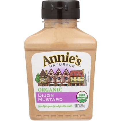 ANNIE\'S NATURALS: Organic Dijon Mustard, 9 oz