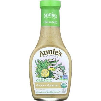 ANNIE\'S NATURALS: Organic Green Garlic Dressing, 8 oz