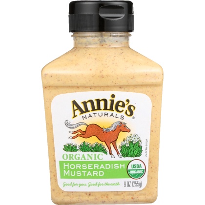 ANNIE\'S NATURALS: Organic Horseradish Mustard, 9 oz