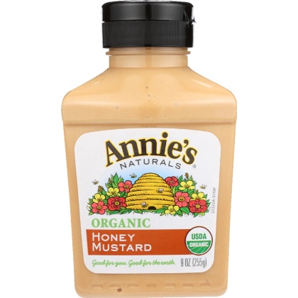 ANNIES HOMEGROWN: Organic Honey Mustard, 9 oz