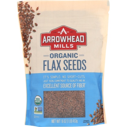 ARROWHEAD MILLS: Organic Flax Seeds, 16 oz