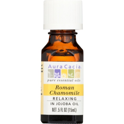 AURA CACIA:  Precious Essential Oil Roman Chamomile 0.5 oz