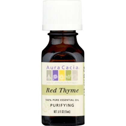 AURA CACIA: 100% Pure Essential Oil Red Thyme, 0.5 Oz