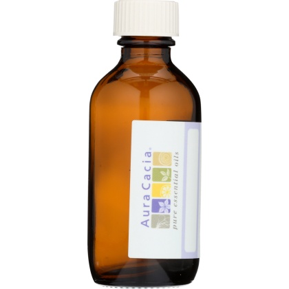 AURA CACIA: Amber Bottle with Writable Label, 2 oz