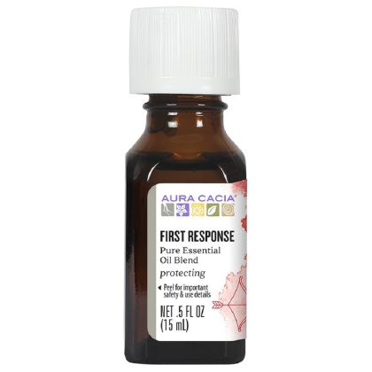 AURA CACIA: First Response Pure Essential Oil Blend, 0.5 oz