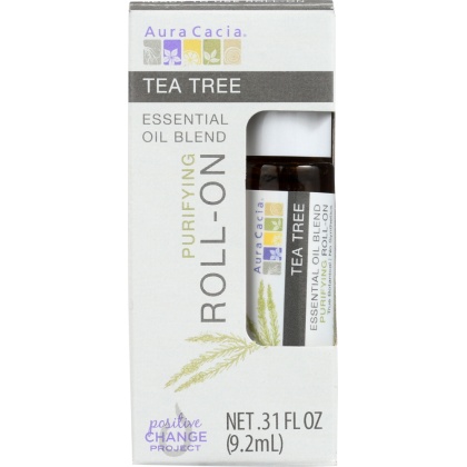 AURA CACIA: Oil Essential Roll-on Tea Tree 0.31 oz