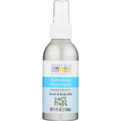 AURA CACIA: Peppermint Harvest Aromatherapy Mist, 4 oz