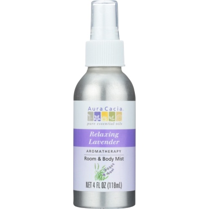 AURA CACIA: Room & Body Mist Relaxing Lavender, 4 oz