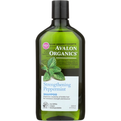 AVALON ORGANICS: Shampoo Strengthening Peppermint, 11 oz