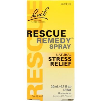 BACH ORIGINAL FLOWER ESSENCES: Rescue Remedy Spray, 0.7 oz