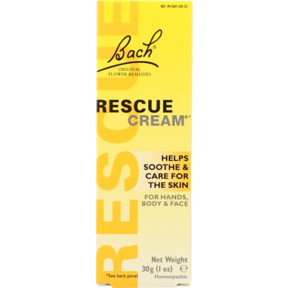 BACH ORIGINAL FLOWER REMEDIES: Rescue Cream, 1 oz