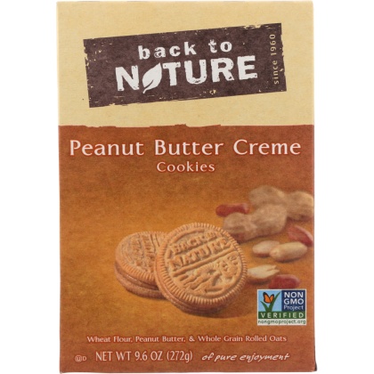 BACK TO NATURE: Cookies Peanut Butter Creme, 9.6 oz