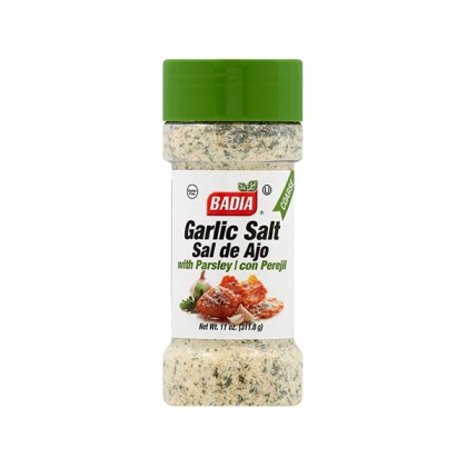 BADIA: Seasoning Coarse Garlic Salt and Parsley, 11 oz