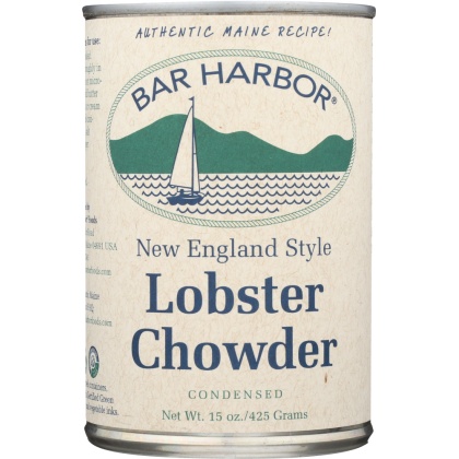 BAR HARBOR: New England Style Lobster Chowder All Natural Condensed, 15 oz