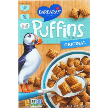 BARBARA\'S BAKERY: Puffins Cereal Original, 10 oz